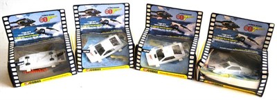 Lot 201 - Four Boxed Corgi James Bond Lotus Esprit No.269, all in pictorial window boxes