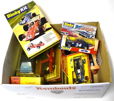 Lot 244 - Nine Boxed Dinky Cars, comprising two Ford Capri's No.2162, two Ford Capri Rally Specials...