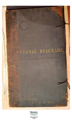 Lot 271 - A Folder Containing Fifty Two Railway Signals Diagrams, mainly by Hull & Barnsley Railway Engineers