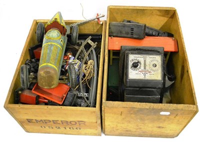 Lot 9 - A Collection of Lionel 'O' Gauge Trains and Accessories, including a 2-4-2 locomotive and...