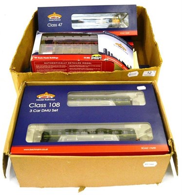 Lot 12 - A Collection of Boxed Bachmann 'OO' Gauge Trains and Accessories, comprising Class 55 Deltic...