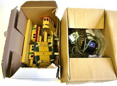 Lot 25 - A Collection of Hornby Dublo Trains and Accessories, including a boxed 3-rail Standard Tank...