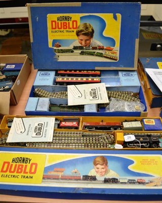 Lot 28 - Two Boxed Hornby Dublo 3-Rail Train Sets - Duchess of Montrose Passenger Set EDP12 and 0-6-2...