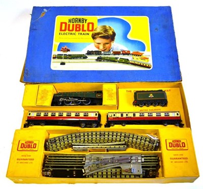 Lot 29 - Two Boxed Hornby Dublo 3-Rail Passenger Sets - Silver King EDP15 and Sir Nigel Gresley EDP1