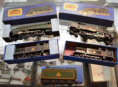 Lot 33 - Four Boxed Hornby Dublo 3-Rail Locomotives - BR Tank No.69567 x 2, Standard Tank No.80054 and...