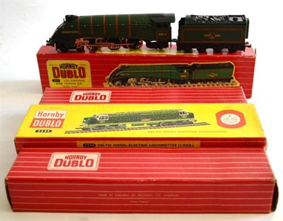 Lot 37 - Two Boxed Hornby Dublo 2-Rail Locomotives - 'Golden Fleece' locomotive and tender No.60030 and...