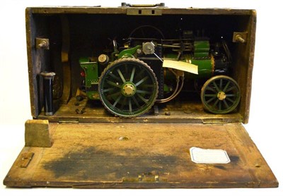 Lot 50 - A Scratch Built 1inch Scale Davy Paxman Traction Engine by R. A. Douglas of York, finished in black