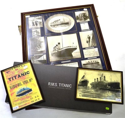 Lot 67 - An RMS Titanic Centenary Anniversary Model Kit by Academy, limited edition number 840/5000,...