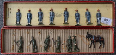 Lot 89 - Two Boxed Sets of Britains Lead Figures - Bodyguards of the Emperor of Abyssinia No.1424 and...