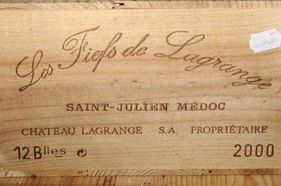 Lot 1259 - Les Fiefs de Lagrange, Saint-Julien Médoc, 2000, twelve bottles, in unopened case  Subject to VAT