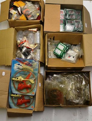 Lot 197 - A Quantity of Mixed Toys, including Philmar Cosmic Warriors jigsaws, dolls house fittings and...