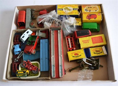 Lot 219 - Mixed Diecast Vehicles, including boxed Dinky - Royal Mail Van No.260 and Jaguar No.195, four boxed