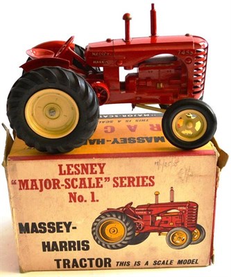 Lot 242 - A Boxed Lesney Diecast Major Scale Series No.1 Massey-Harris Tractor, numbered 745D, with red body