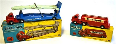 Lot 244 - Two Boxed Corgi Major Commercial Vehicles:- Mobilgas Petrol Tanker No.1110; Carrimore Car...