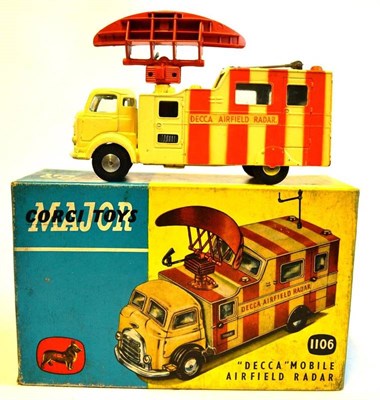 Lot 245 - A Boxed Corgi Major Decca Mobile Airfield Radar No.1106, with inner packing piece, in pictorial box