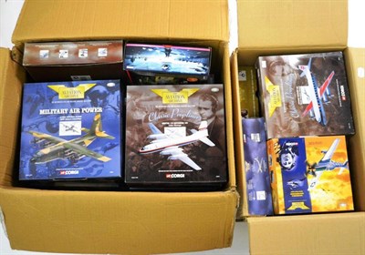 Lot 253 - Seventeen Boxed Corgi Aviation Archive Aircraft, including, World War II in Africa, World War II in