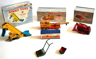 Lot 274 - Four Boxed Dinky Supertoys Commercial Vehicles - Elevator Loader No.564, Coles Crane No.972,...