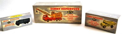 Lot 278 - Three Boxed Dinky Supertoy Commercial Vehicles - Euclid Rear Dump Truck No.965, Pressure...