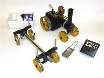 Lot 4 - A John Burrell Kit Built 'O' Gauge Live Steam 'Ogwen' Locomotive and Tender, in black livery,...