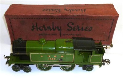 Lot 17 - A Boxed Hornby 'O' Gauge Clockwork No.2 Special Tank Locomotive No.1784, in LNER green livery