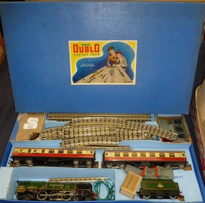 Lot 23 - A Boxed Hornby Dublo 'Duchess of Montrose' Passenger Train Set EDP12, together with other...