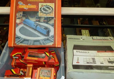 Lot 27 - A Collection of Boxed Hornby 'OO' Gauge Trains and Accessories, including five locomotives -...