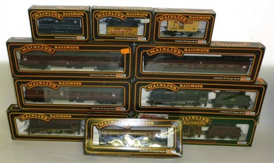 Lot 29 - Boxed Mainline 'OO' Gauge Trains, comprising three tender locomotives - 'Royal Scot' No.6100,...