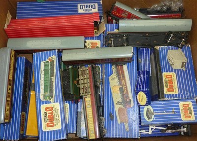 Lot 34 - A Collection of Boxed Hornby Dublo 3-Rail Trains and Accessories, including Tank Passenger Set...