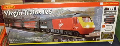 Lot 37 - A Boxed Hornby 'OO' Gauge 'Virgin Trains 125' Electric Train Set R1023