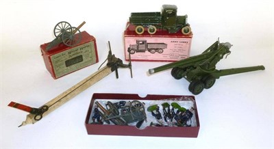 Lot 95 - Three Britains Military Vehicles - boxed RHA Gun, boxed Army Lorry and a Field Gun; Britains...