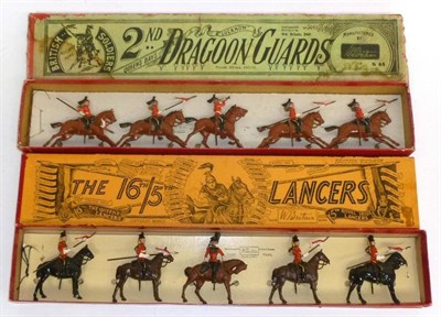 Lot 118 - Two Boxed Sets of Britains Lead Figures - 16th & 5th Lancers No.33 and 2nd Dragoon Guards No.74