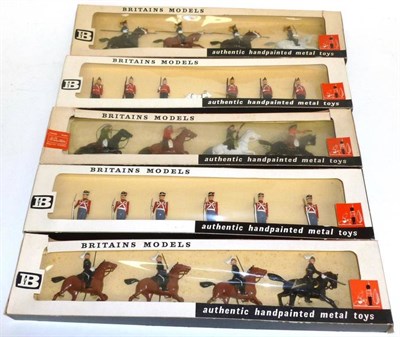 Lot 141 - Five Boxed Sets of Britains Authentic Hand Painted Metal Models - Canada Governor General's...