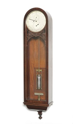 Lot 1309 - A Mahogany Wall Regulator with 24-hour indication, circa 1870, the arched case with fine inlaid...