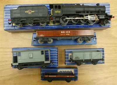 Lot 6 - A Collection of Hornby Dublo 3-Rail Trains and Accessories, including a boxed 8F 2-8-0 Freight...