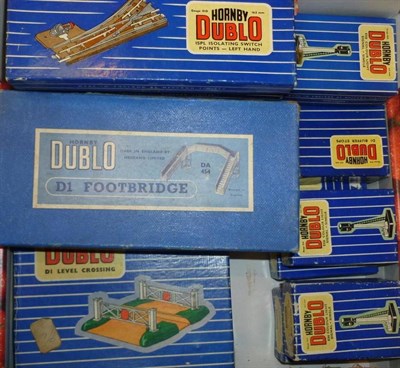 Lot 32 - A Large Collection of Boxed Hornby Dublo Trains and Accessories, including BHP Bo-Bo Diesel...