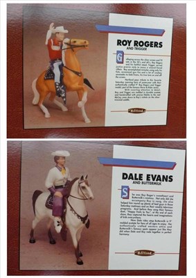 Lot 68 - Two Boxed Hartland Horse & Rider Series Plastic Figures - Roy Rogers and Trigger & Dale Evans...