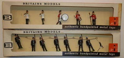 Lot 74 - Two Boxed Sets of Britains Authentic Hand Painted Metal Toys - No.9175 Svea Lifeguards Sweden...
