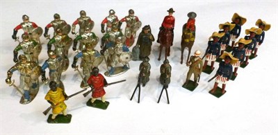 Lot 108 - Mixed Lead Figures, including Seamus Wade Nostalgia Set of South Sea Island Regiment figures,...