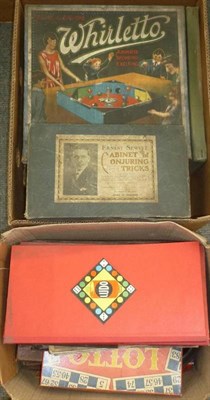 Lot 123 - A Large Collection of Games and Toys, including two table bowls sets, Merit Derby Race Game,...