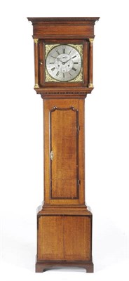 Lot 1325 - An Oak Eight Day Longcase Clock, signed Barber, Winster, No.391, circa 1760, case with flat top...