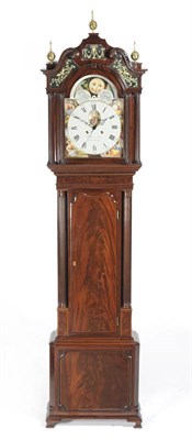 Lot 1327 - A Fine Mahogany Eight Day Longcase Clock with Deadbeat Centre Seconds, signed Wm Bickerstaff,...