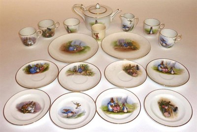 Lot 163 - Mixed Toys, including a boxed Grimwade's Peter Rabbit Tea Set, Britains lead farming figures,...