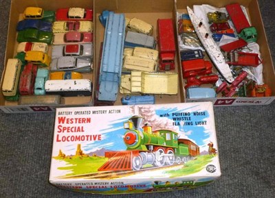 Lot 171 - A Collection of Playworn Diecast Vehicles, mainly Dinky, also Corgi and Matchbox, including...