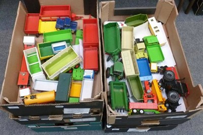 Lot 181 - A Collection of Diecast Agricultural Vehicles, makers include Siku and Ertl, includes tractors,...