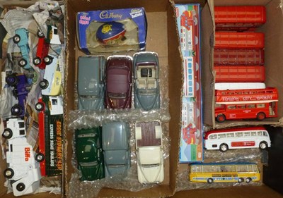 Lot 184 - A Collection of Unboxed Diecast Vehicles, makers include Dinky, Corgi and Matchbox, with some...