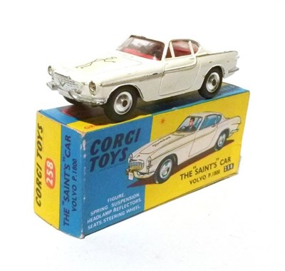 Lot 193 - A Boxed Corgi The Saints Volvo P1800 No.258, with white body, black Saints decals, red...