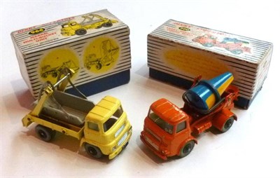 Lot 201 - Two Boxed Dinky Supertoys Commercial Vehicles:- Marrel Multi-Bucket Unit No.966, with yellow...