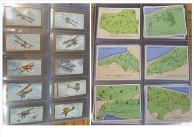 Lot 256 - Thirty Six Full Sets of John Players Cigarette Cards, including Aeroplane Series, Cats,...