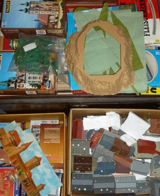 Lot 1003 - A Large Collection of 'N' Gauge Railway Accessories, including boxed accessory packs by Faller,...