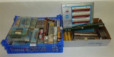 Lot 1008 - A Collection of Boxed 'N' Gauge Trains, including two Lima locomotives with two coaches and two...